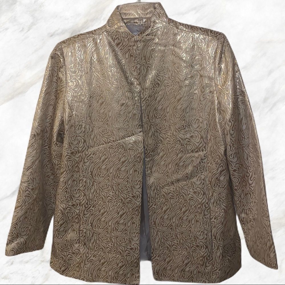 Draper’s and Damon’s‎ gold evening jacket - Size Medium